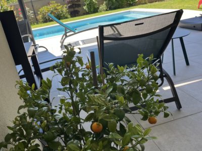 Maison 140 m2 piscine fleurs jardin