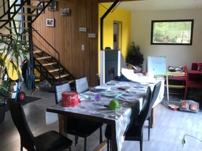 Forêt de Brocéliande, maison en bois
